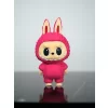 Labubu Figür Sevimli Pembe Oyuncak  Anahtarlık 13cm -