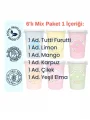 Karışık Meyve Aromalı Gurme Pamuk Şeker Mini Party Set (6’lı) – Mix Paket 1