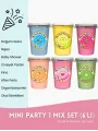 Karışık Meyve Aromalı Gurme Pamuk Şeker Mini Party Set (6’lı) – Mix Paket 1