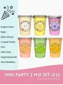 Karışık Meyve Aromalı Gurme Pamuk Şeker Mini Party Set (6’lı) – Mix Paket 2