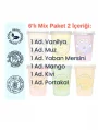 Karışık Meyve Aromalı Gurme Pamuk Şeker Mini Party Set (6’lı) – Mix Paket 2