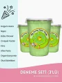 KİVİ AROMALI 3LÜ GURME PAMUK ŞEKERLER