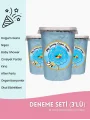 TUTTİ FRUTTİ AROMALI 3LÜ GURME PAMUK ŞEKERLER