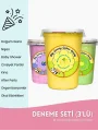 YABAN MERSİNİ, LİMON, ELMA AROMALI 3LÜ GURME PAMUK ŞEKERLER