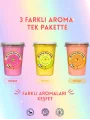 KARPUZ, LİMON, MANGO AROMALI 3LÜ GURME PAMUK ŞEKERLER