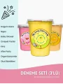 ÇİLEK, LİMON, PORTAKAL AROMALI 3LÜ GURME PAMUK ŞEKERLER