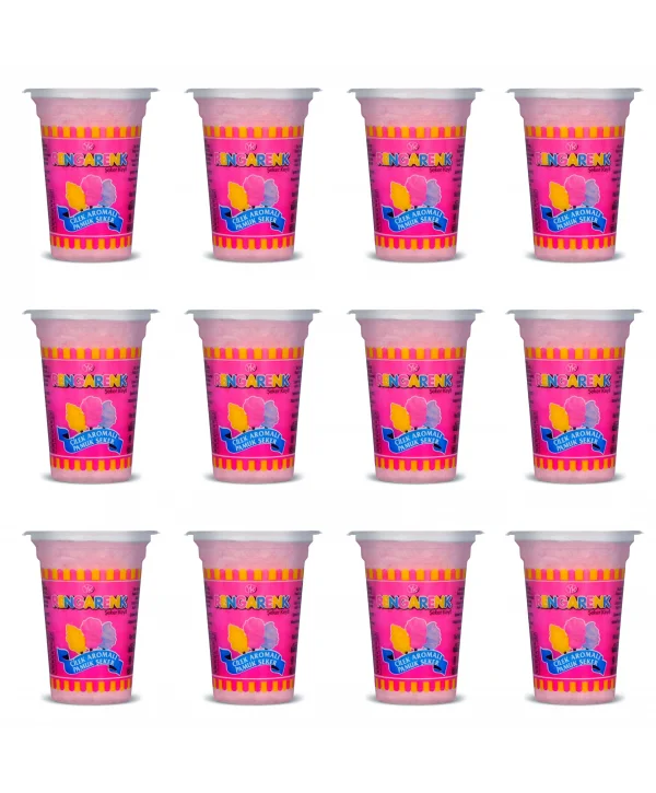 ÇİLEK AROMALI 36LI PAMUK ŞEKERLER