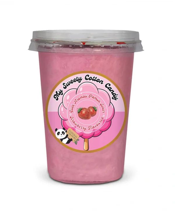 ÇİLEK AROMALI GURME PAMUK ŞEKER