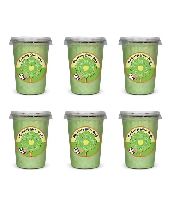 ELMA AROMALI 6LI GURME PAMUK ŞEKERLER