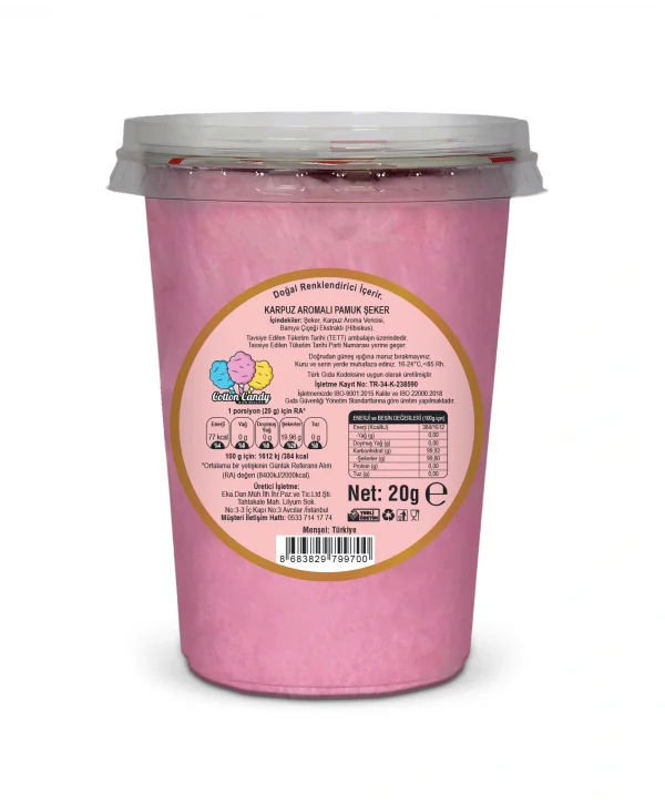 KARPUZ AROMALI GURME PAMUK ŞEKER