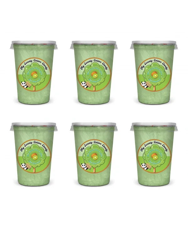 KİVİ AROMALI 6LI GURME PAMUK ŞEKERLER