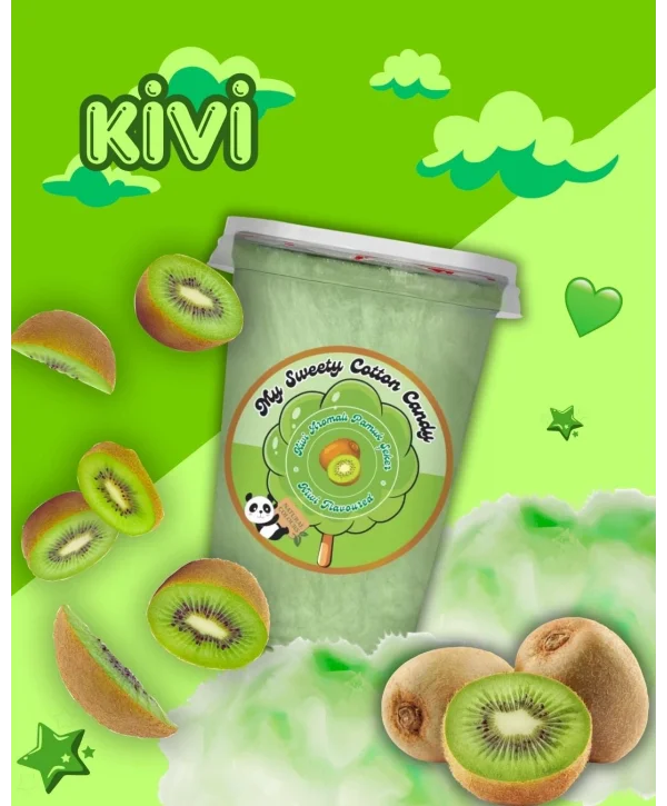 KİVİ AROMALI 6LI GURME PAMUK ŞEKERLER