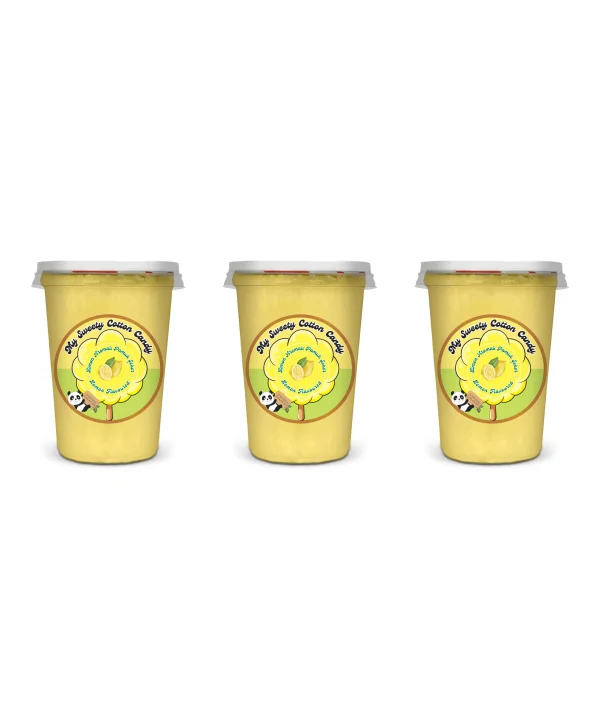 LİMON AROMALI 3LÜ GURME PAMUK ŞEKERLER