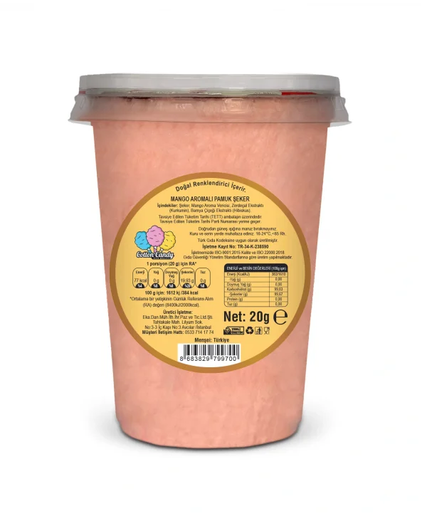 MANGO AROMALI GURME PAMUK ŞEKER