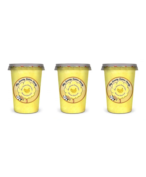 MUZ AROMALI 3LÜ GURME PAMUK ŞEKERLER