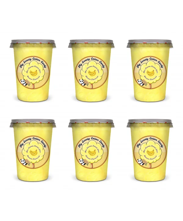 MUZ AROMALI 6LI GURME PAMUK ŞEKERLER