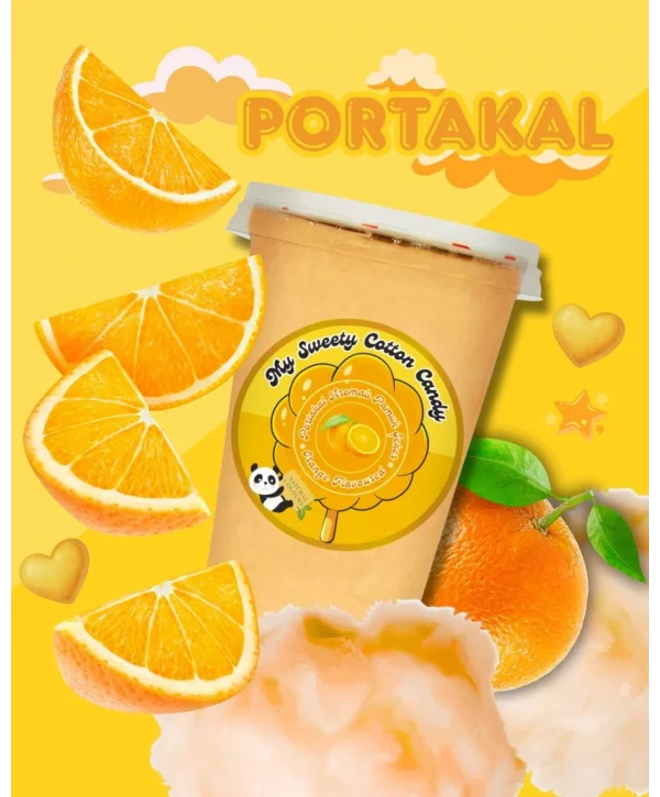 PORTAKAL AROMALI 3LÜ GURME PAMUK ŞEKERLER