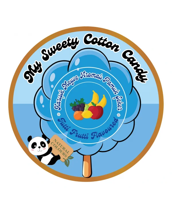 TUTTİ FRUTTİ AROMALI 12Lİ GURME PAMUK ŞEKERLER