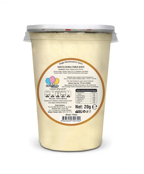 VANİLYA AROMALI GURME PAMUK ŞEKER