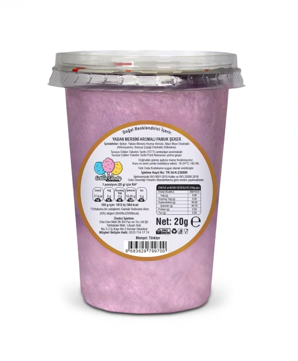 YABAN MERSİNİ AROMALI GURME PAMUK ŞEKER