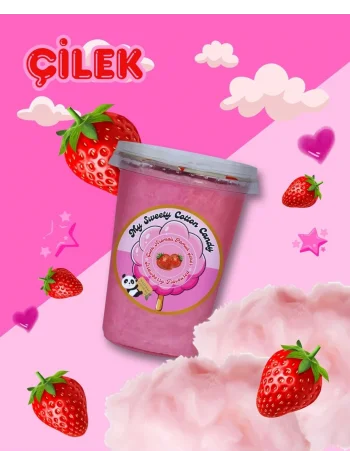 ÇİLEK AROMALI 12Lİ GURME PAMUK ŞEKERLER