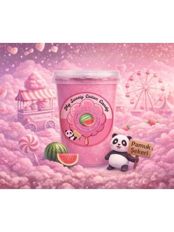 KARPUZ AROMALI 12Lİ GURME PAMUK ŞEKERLER