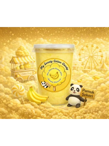 MUZ AROMALI GURME PAMUK ŞEKER