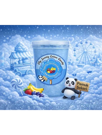 TUTTİ FRUTTİ AROMALI GURME PAMUK ŞEKER