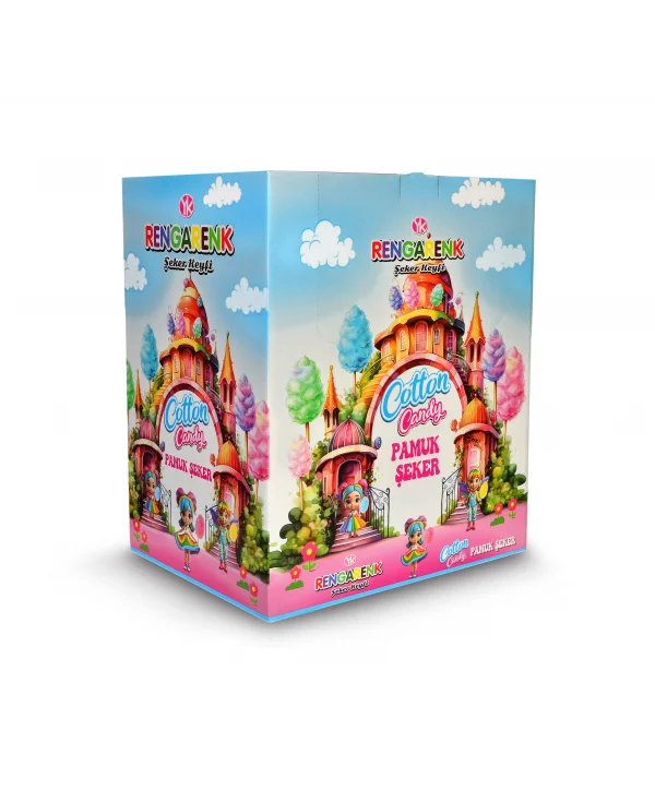 ÇİLEK AROMALI 36LI PAMUK ŞEKERLER