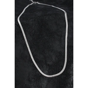 316L Çelik Klasik İtalyan Zincir Model Gümüş Renk Erkek Kolye