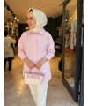 Arkası Yakası Taşlı Gömlek