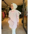 Melek Kanadı İşlemeli Pembe