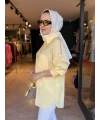 Arkası Yıldızlı Gömlek Sarı