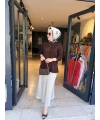 Beli Lastikli Saten Etek