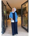 Bomber Ceket Açık Mavi