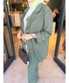 ÇİLEK KUMAŞ BLAZER TAKIM