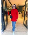 ÇITÇIT DETAYLI ŞARDONLU SWEAT