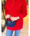 ÇITÇIT DETAYLI ŞARDONLU SWEAT