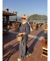 Fermuarlı Modal Takım Antrasit