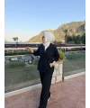 Fermuarlı Modal Takım Siyah