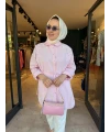 Güneş İşlemeli Pembe