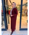 JALE DANTEL MERSERİZE ELBİSE