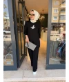 Kuşlu Bymn Takım Siyah
