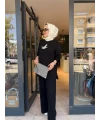 Kuşlu Bymn Takım Siyah