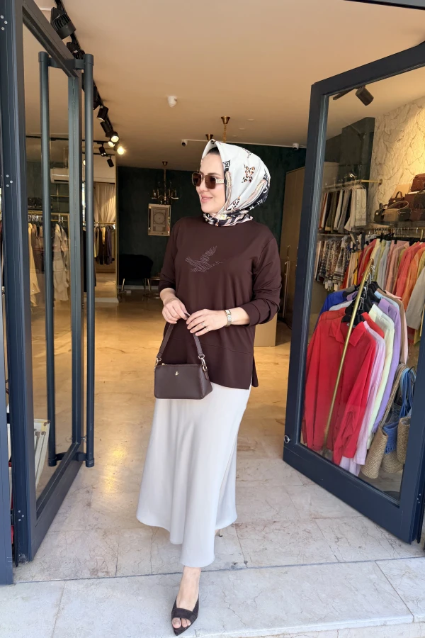Beli Lastikli Saten Etek