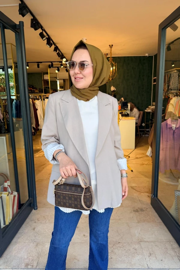 Keten Blazer Ceket