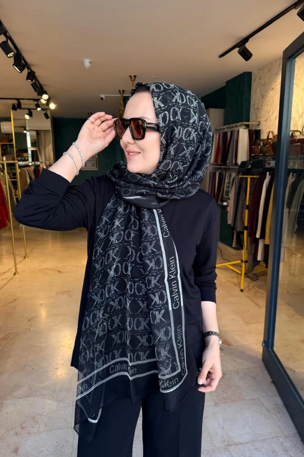 MONOGRAM ORGANZE ŞAL