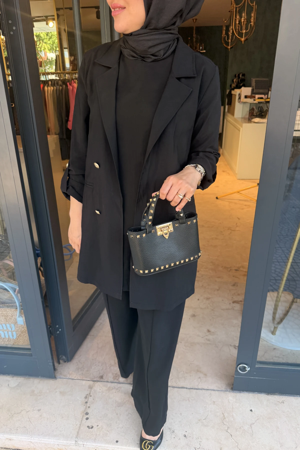 Blazer Ceketli Takım