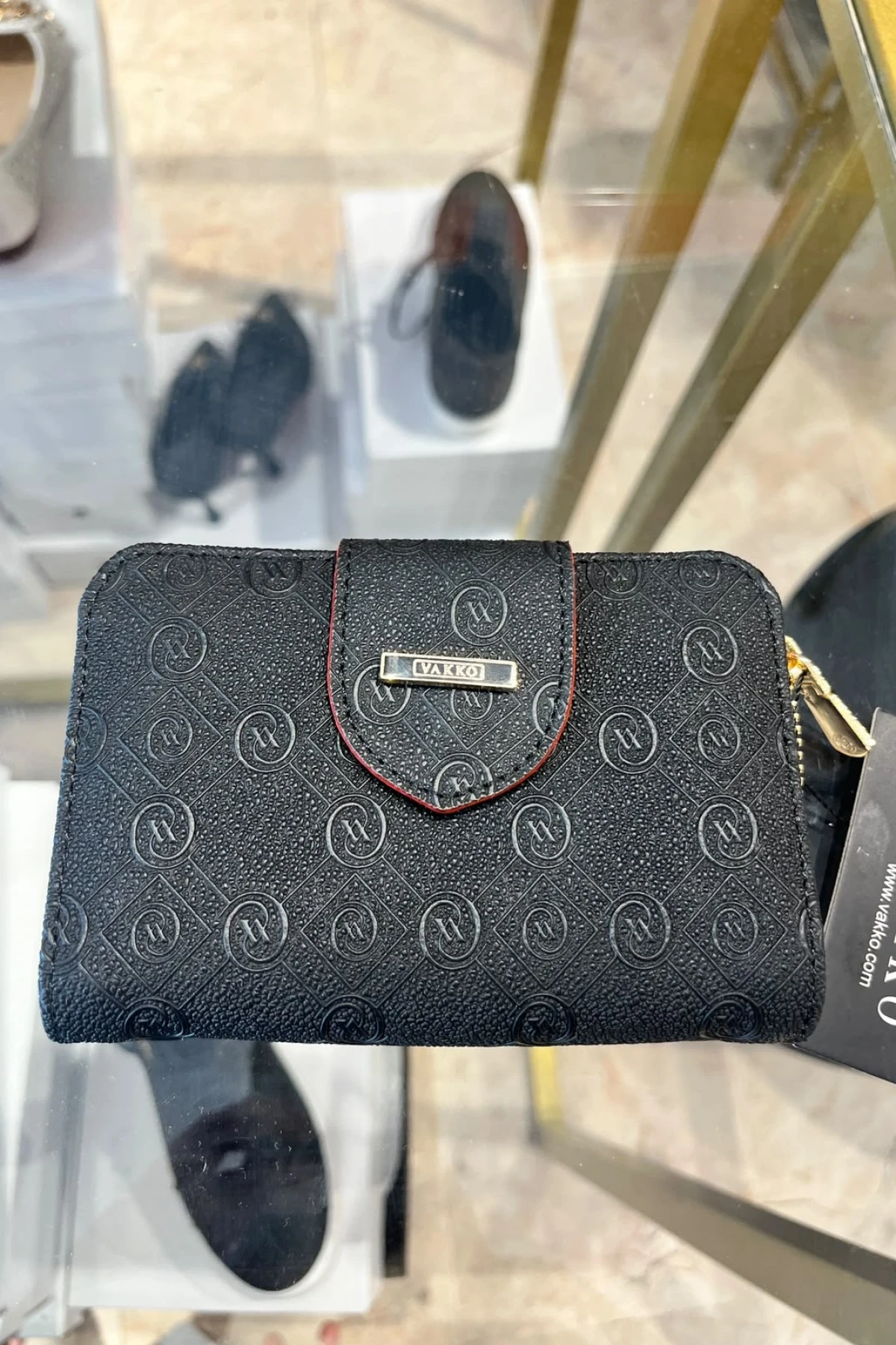 VKKO MONOGRAM DERİ CÜZDAN
