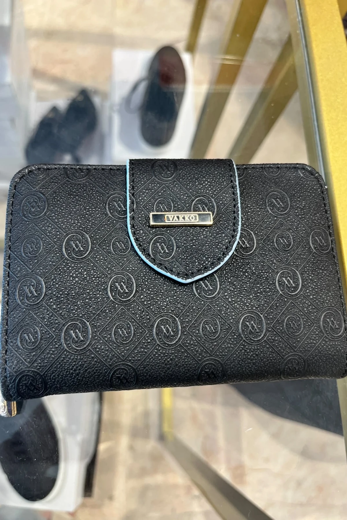 VKKO MONOGRAM DERİ CÜZDAN